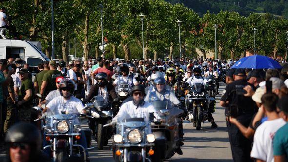 Motoristi stigli u Potočare - Avaz