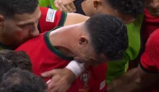 Video / Kakva scena: Ronaldo plače kao kiša nakon promašenog penala, saigrači ga tješe 