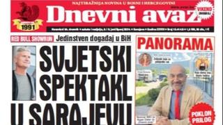 U dvobroju "Dnevnog avaza" čitajte: Svjetski spektakl u Sarajevu