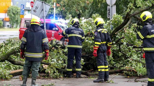 Posljedice nevremena u Zagrebu - Avaz