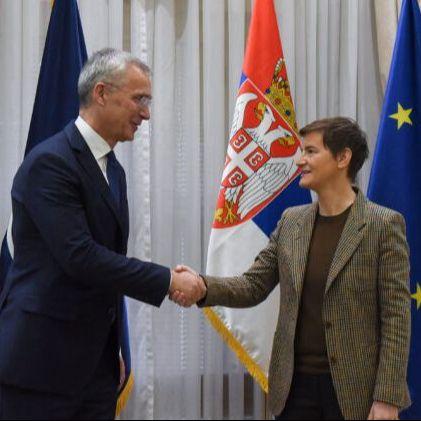 Brnabić i Stoltenberg: Srbija i NATO treba da nastave sa pozitivnom agendom