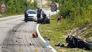 Teška nesreća nedaleko od Mostara: Povrijeđena Moldavka, dijelovi motocikla rasuti po cesti