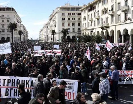 Sa održanih protesta u Grčkoj - Avaz