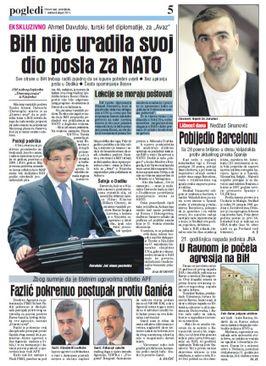 Tekst iz "Dnevnog avaza" objavljen 1. oktobra 2012. godine - Avaz