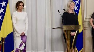 Modni okršaj prvih dama BiH: Mirela Bećirović i Sabina Komšić zablistale na svečanoj ceremoniji Dana