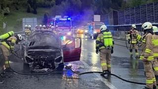 Državljaninu BiH izgorio automobil u austrijskom tunelu