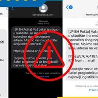 Hitno upozorenje BH Pošte: Ne nasjedajte na lažne SMS poruke