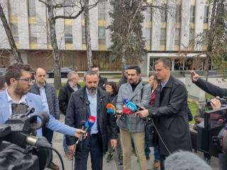 Protest novinara ispred NSRS: Ako ovo prođe, nema slobode mišljenja