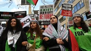 Masovni protesti u Londonu za solidarnost s Palestincima