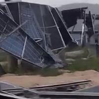 Video / Pogledajte šta je nevrijeme uradilo solarnim panelima kod Trebinja