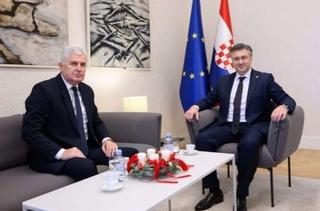 Čović razgovarao s Plenkovićem: Oslanjamo se na Vladu Hrvatske na evropskom putu