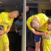 Video / Dječak će ovo dugo pamtiti: Džeko uoči bitnog meča za Fener obradovao malenog navijača