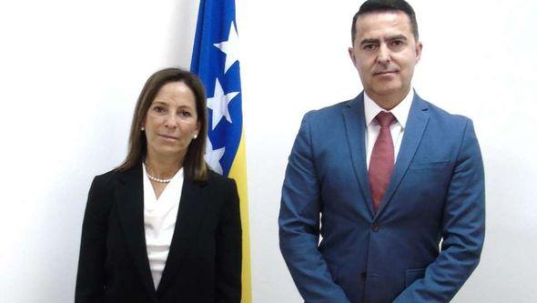 Kajganić and Santana discuss the rule of law and prosecution of war crimes cases - Avaz