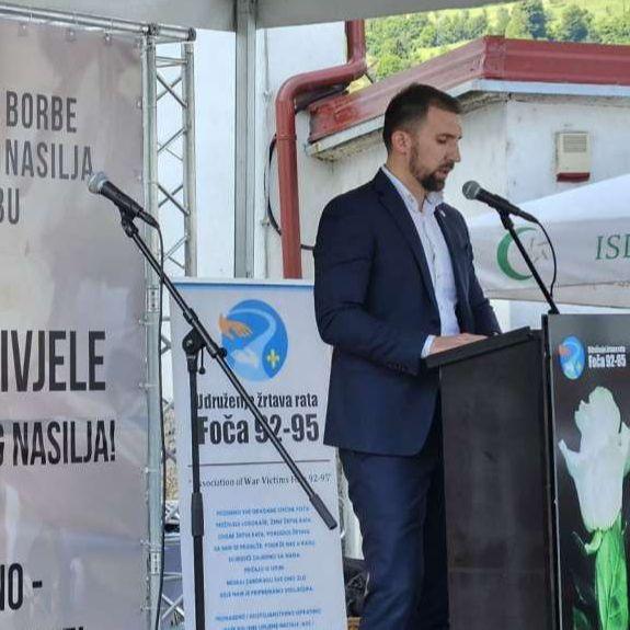 Delić u Foči: Tišina ne smije biti odgovor institucija na zločine