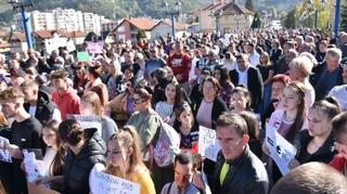 Stotine Goraždana na skupu podrške Gazi: Nema izgovora za jedno ubijeno dijete, ovo je genocid!