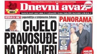 U dvobroju "Dnevnog avaza" čitajte: Cijelo pravosuđe na provjeri