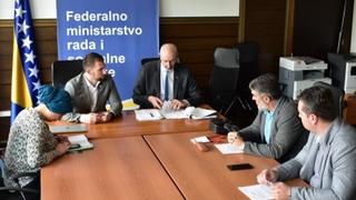 Delić na sastanku s predstavnicima sindikata u FBiH i Udruženjem poslodavaca FBiH