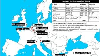 Ovako izgleda raspored nuklearnog naoružanja NATO-a u Evropi