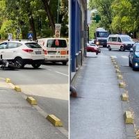 Nesreća u Sarajevu: Motociklista udaren kod bolnice, odvezla ga Hitna pomoć