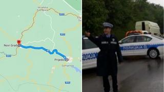 Stanje na putevima: U potpunosti zatvoren put Prijedor Bosanski Novi zbog saobraćajane nesreće!