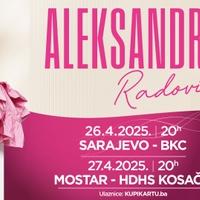 Aleksandra Radović: Novi termini koncerata u BiH